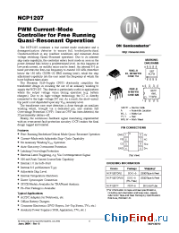 Datasheet NCP1207DR2G manufacturer ON Semiconductor