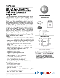 Datasheet NCP1422 manufacturer ON Semiconductor