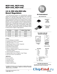 Datasheet NCP1442T manufacturer ON Semiconductor