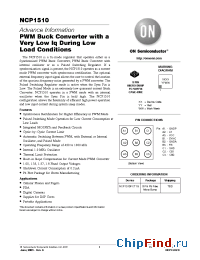 Datasheet NCP1510FCT1 manufacturer ON Semiconductor