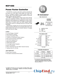 Datasheet NCP1650 manufacturer ON Semiconductor