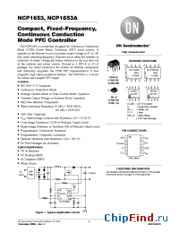 Datasheet NCP1653PG manufacturer ON Semiconductor
