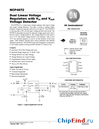 Datasheet NCP4672 manufacturer ON Semiconductor