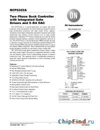 Datasheet NCP5322ADW manufacturer ON Semiconductor