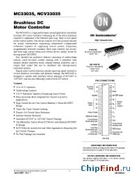 Datasheet NCV33035 manufacturer ON Semiconductor