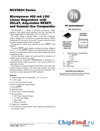 Datasheet NCV8504 manufacturer ON Semiconductor