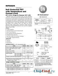 Datasheet NIF5002N manufacturer ON Semiconductor