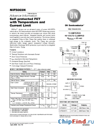 Datasheet NIF5003T3 manufacturer ON Semiconductor