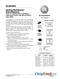 Datasheet NLAS4053QS manufacturer ON Semiconductor