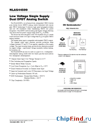 Datasheet NLAS44599DT manufacturer ON Semiconductor