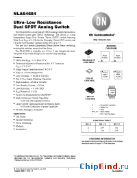 Datasheet NLAS4684FCT1G manufacturer ON Semiconductor