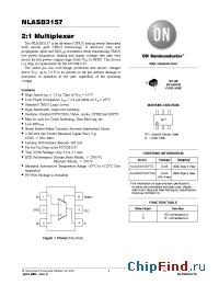 Datasheet NLASB3157DFT2 manufacturer ON Semiconductor