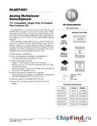 Datasheet NLAST4051QSR manufacturer ON Semiconductor