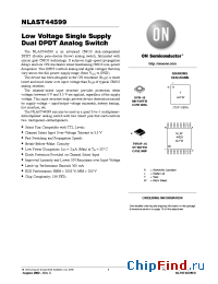 Datasheet NLAST44599MNR2 manufacturer ON Semiconductor
