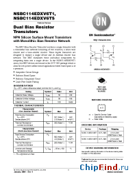 Datasheet NSBC113EDXV6T1 manufacturer ON Semiconductor