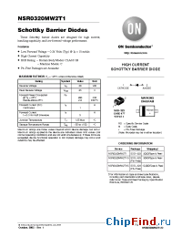 Datasheet NSR0320MW2T1 manufacturer ON Semiconductor