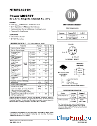 Datasheet NTMFS4841NT1G manufacturer ON Semiconductor