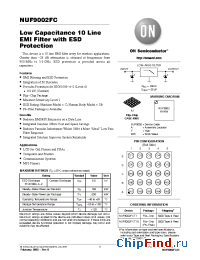 Datasheet NUF9002FCT1 manufacturer ON Semiconductor