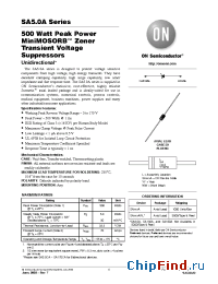 Datasheet SA120A manufacturer ON Semiconductor