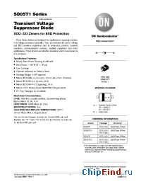 Datasheet SD05T1G manufacturer ON Semiconductor