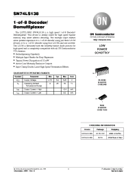 Datasheet SN74LS138N manufacturer ON Semiconductor