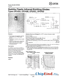 Datasheet OP245D manufacturer OPTEK