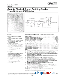 Datasheet OP298C manufacturer OPTEK