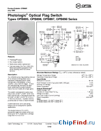 Datasheet OPB698B manufacturer OPTEK