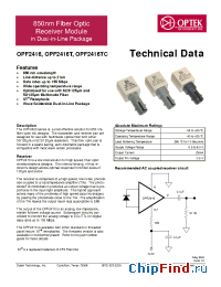 Datasheet OPF2412C manufacturer OPTEK