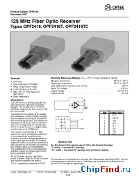 Datasheet OPF2416TC manufacturer OPTEK