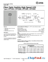 Datasheet OPF340C manufacturer OPTEK