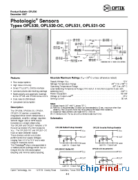 Datasheet OPL530 manufacturer OPTEK
