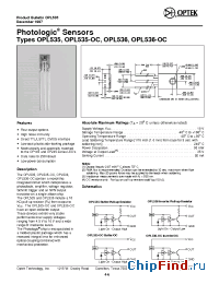 Datasheet OPL535 manufacturer OPTEK