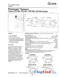 Datasheet OPL563 manufacturer OPTEK