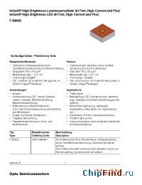 Datasheet F2002D manufacturer OSRAM