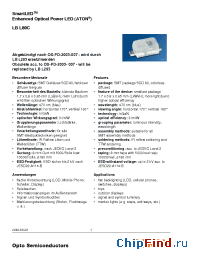 Datasheet LBL89C-N1P2-35 manufacturer OSRAM
