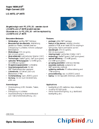 Datasheet LGA672-P1Q1-1 manufacturer OSRAM