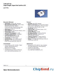 Datasheet LHT774-L2M2-1 manufacturer OSRAM