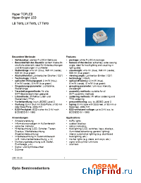 Datasheet LVT673-R1S2-1 manufacturer OSRAM