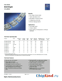 Datasheet OS-LM03A-A manufacturer OSRAM