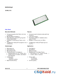 Datasheet OS-ML01C-T manufacturer OSRAM