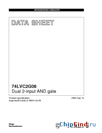 Datasheet 74LVC2G08DP manufacturer Panasonic