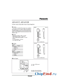 Datasheet AN1431M manufacturer Panasonic