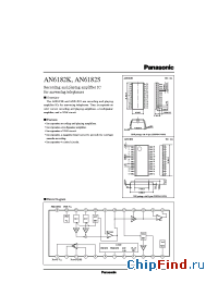 Datasheet AN6182K manufacturer Panasonic