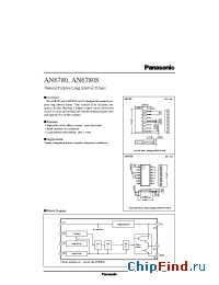 Datasheet AN6780 manufacturer Panasonic