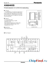 Datasheet AN8946SB manufacturer Panasonic