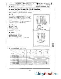 Datasheet AN90B00 manufacturer Panasonic