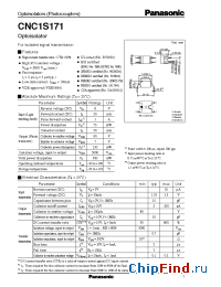 Datasheet CNC1S171 manufacturer Panasonic