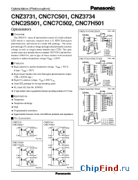Datasheet CNC2S501 manufacturer Panasonic