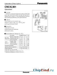 Datasheet CNC4L901 manufacturer Panasonic